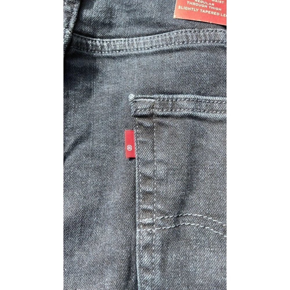 Levi's 502 Strauss Men's Tapered leg Navy Irregular Jeans Size W36 L30 - Picture 8 of 14